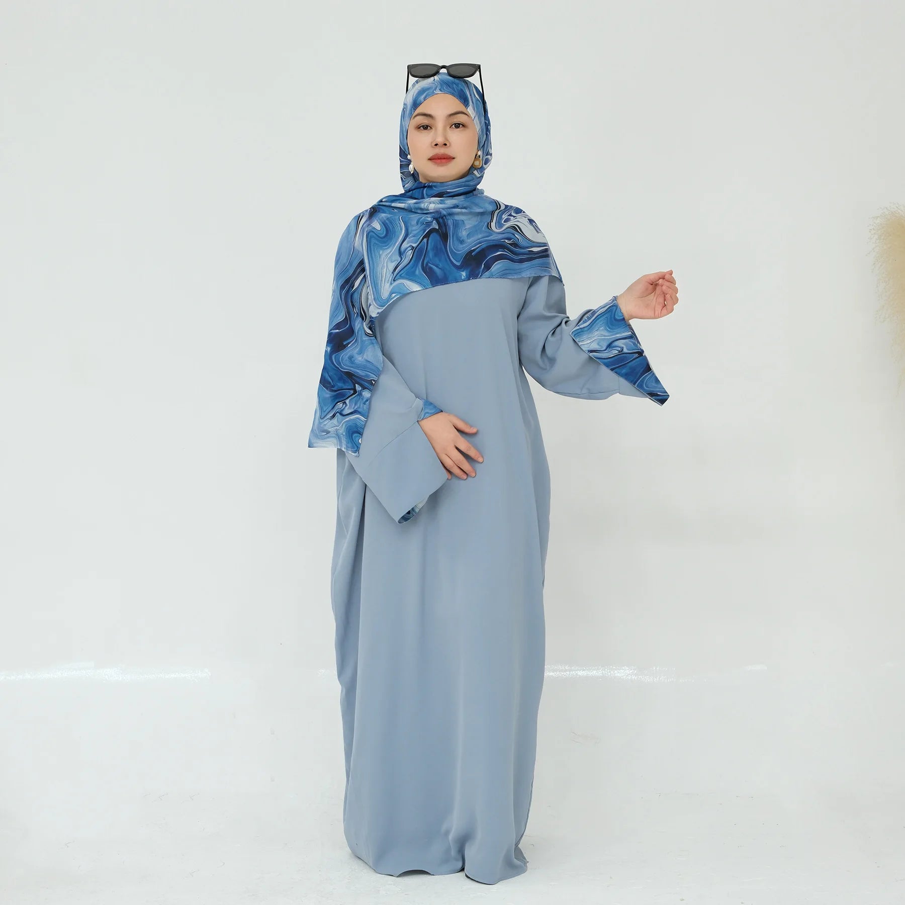 Alternative: Premium Green Floral Print Kaftan (Copy)