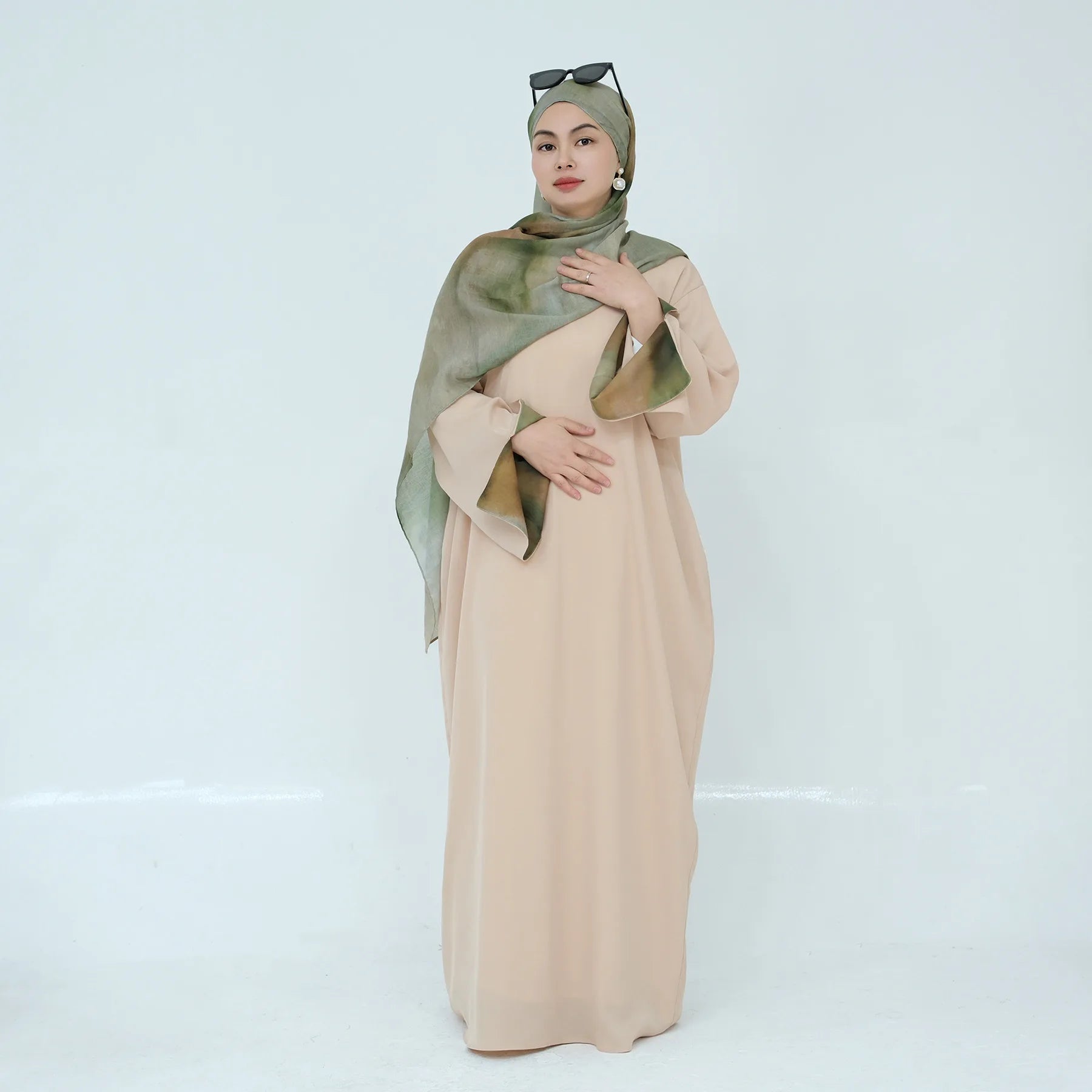 Alternative: Premium Green Floral Print Kaftan (Copy)