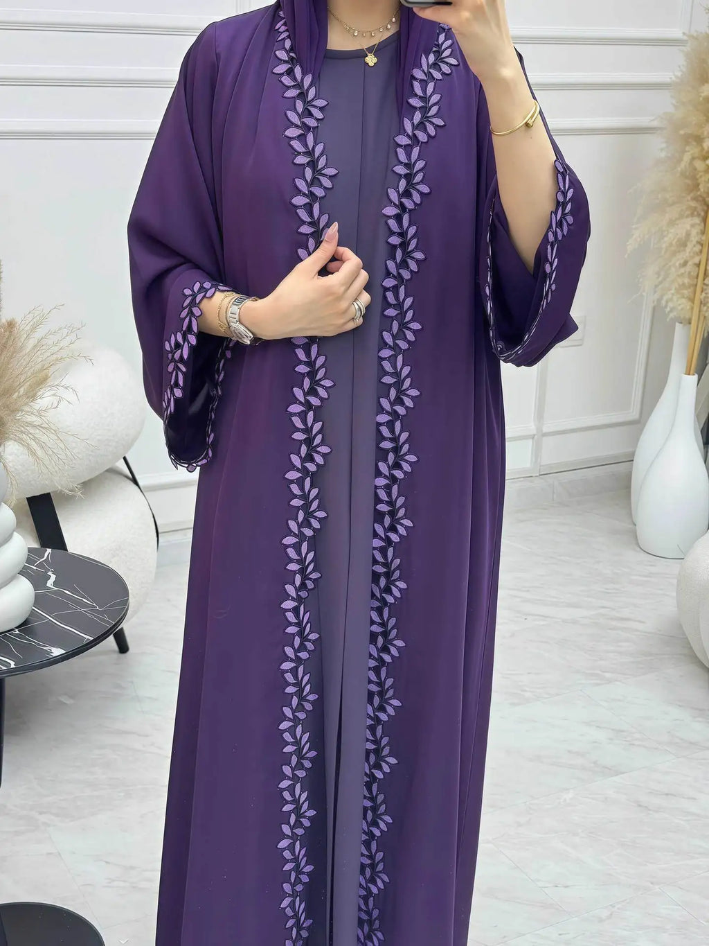 Alternative: Romantic Floral Chiffon Modest Dress (Copy)