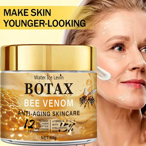 "Botax" Bee Venom Cream - Deep Wrinkle Treatment, Skin Rejuvenation & Firming Action with Collagen Water Ice Levin. 60g. (Copy)