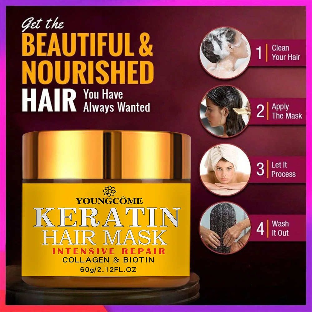 Professional Biotin & Collagen Hair Repair Mask