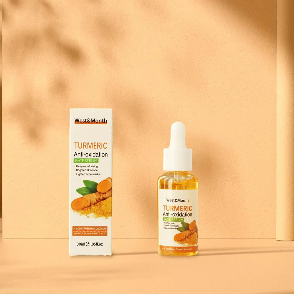 Turmeric Face Whitening Serum Turmeric Anti-oxidation Serum Turmeric Dark Spot Corrector Serum Facial Brighten Turmeric Oil Soap (Copy)