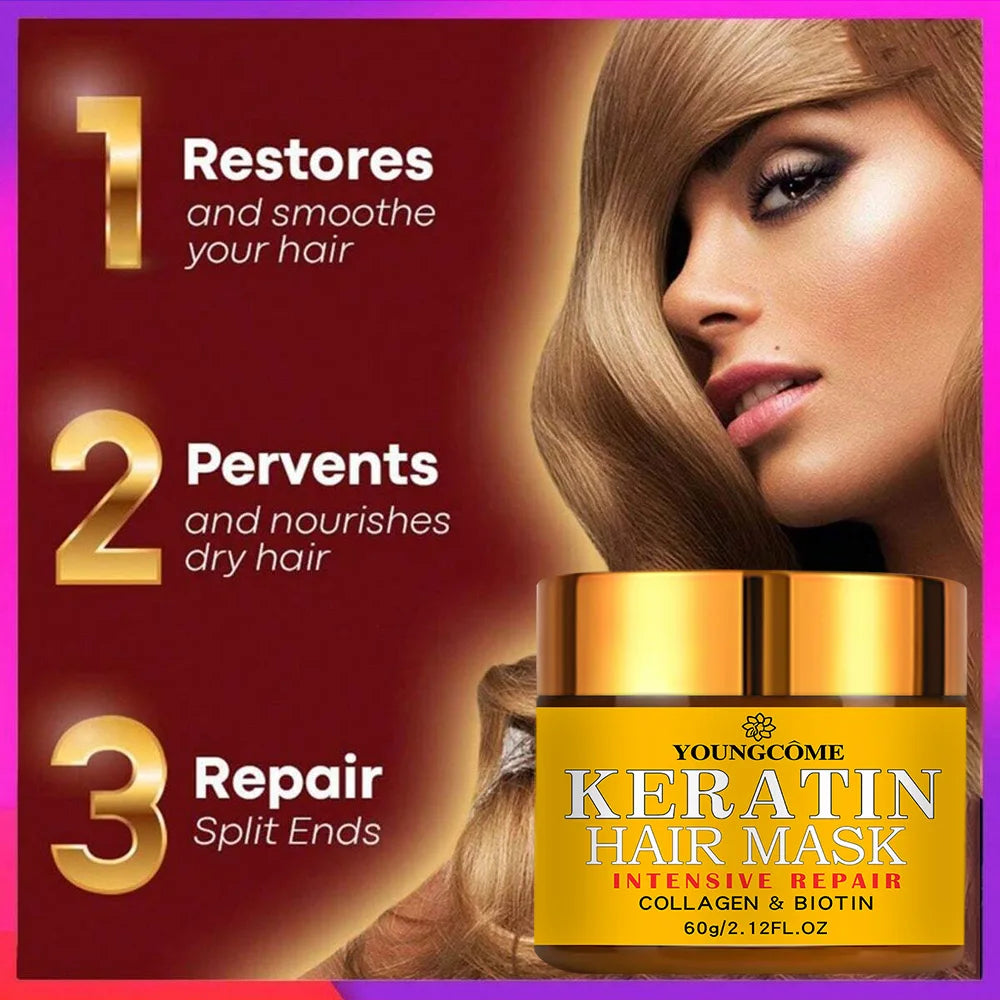 Professional Biotin & Collagen Hair Repair Mask