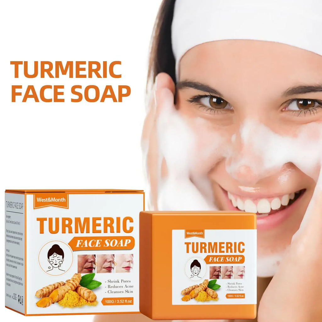 Turmeric Face Whitening Serum Turmeric Anti-oxidation Serum Turmeric Dark Spot Corrector Serum Facial Brighten Turmeric Oil Soap (Copy)