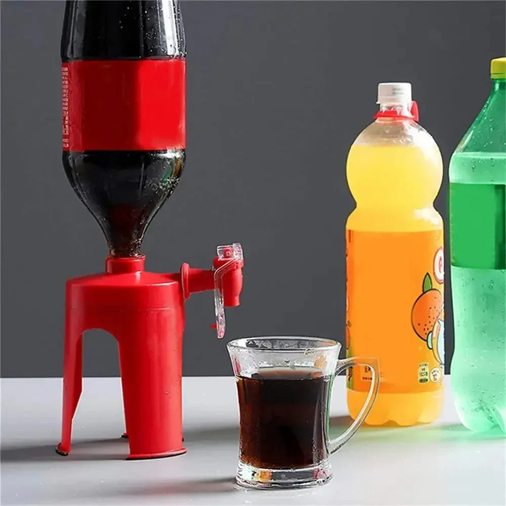 Beverage Dispenser Bottle Tap Novelty Inverted Drinking Water  Carbonated Beverage Upside Down Drinking Water Dispense Machine H (Copy)